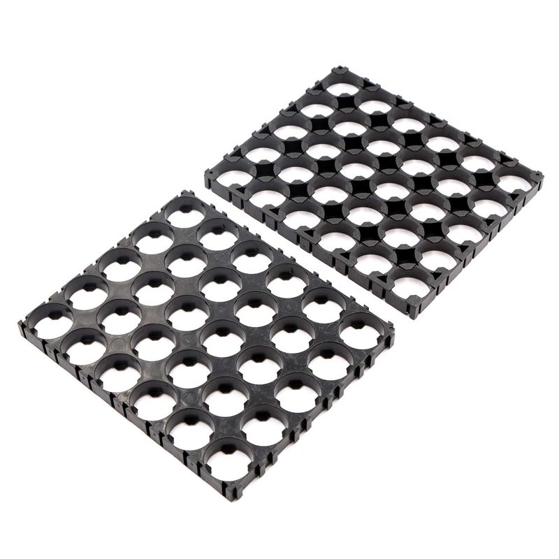 Bestol 20pcs 3X6 Cell 4X6 Cell 5X6 Cell 10Cell Spacer 18650 Lithium Battery Plastic Holder Bracket (20pcs-5X6) - Image 3